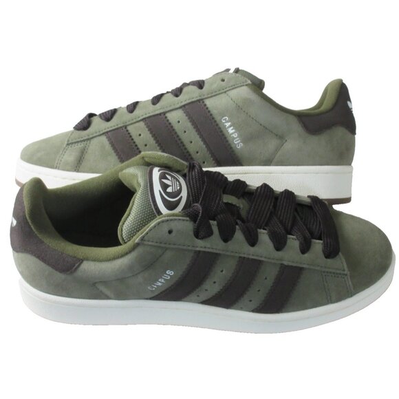 adidas Other - Adidas Men's Campus 00s Suede Shoes Olive Strata Dark Brown Sizes NIB ID1418